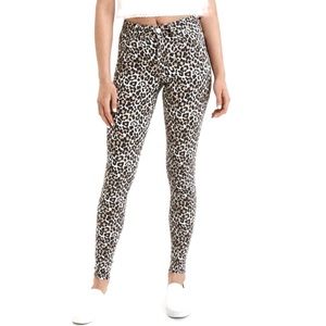 American Eagle Curvy Super Hi Rise Jegging leopard